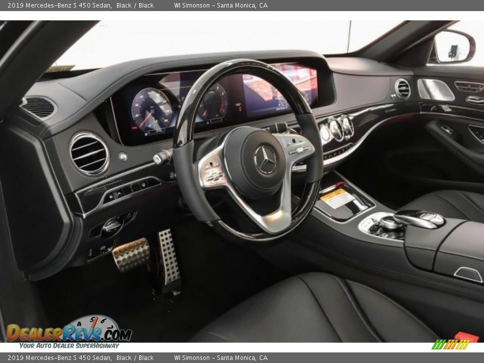 Front Seat of 2019 Mercedes-Benz S 450 Sedan Photo #4