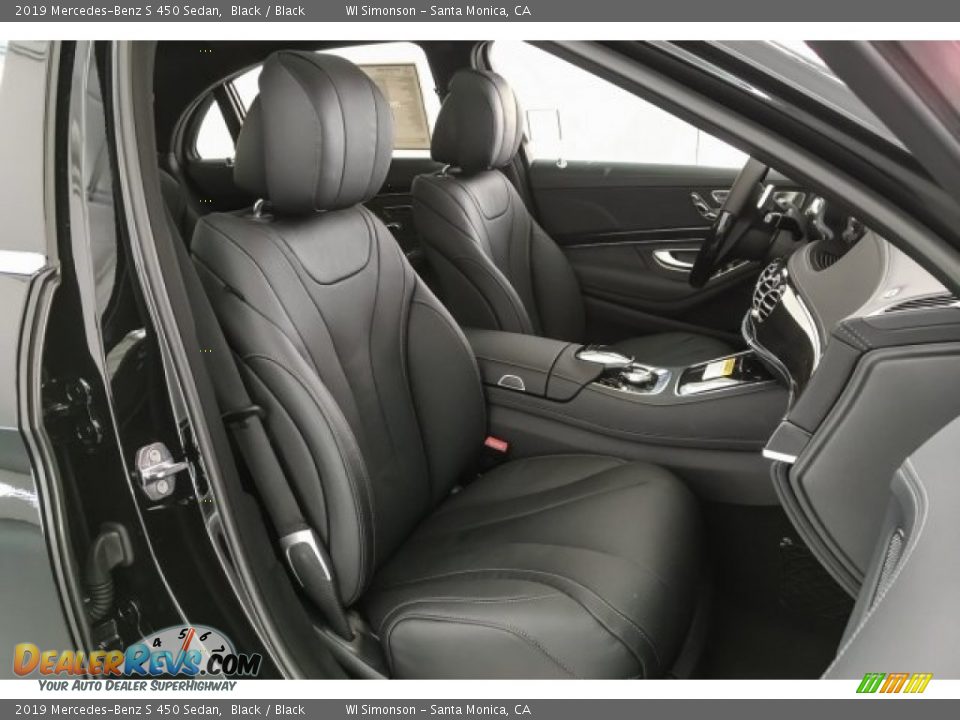 Front Seat of 2019 Mercedes-Benz S 450 Sedan Photo #5