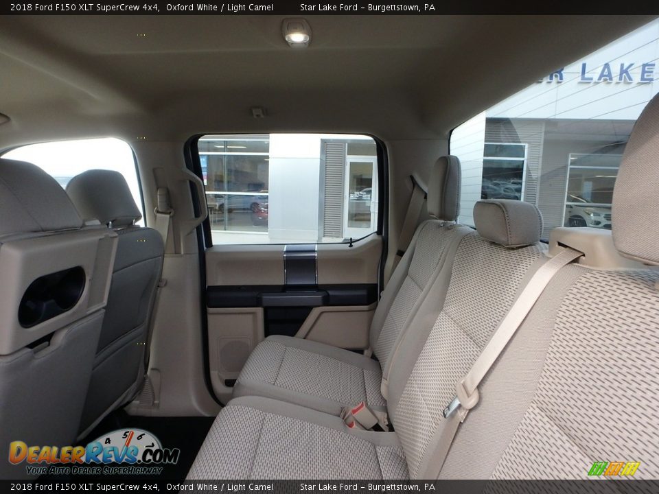 2018 Ford F150 XLT SuperCrew 4x4 Oxford White / Light Camel Photo #10