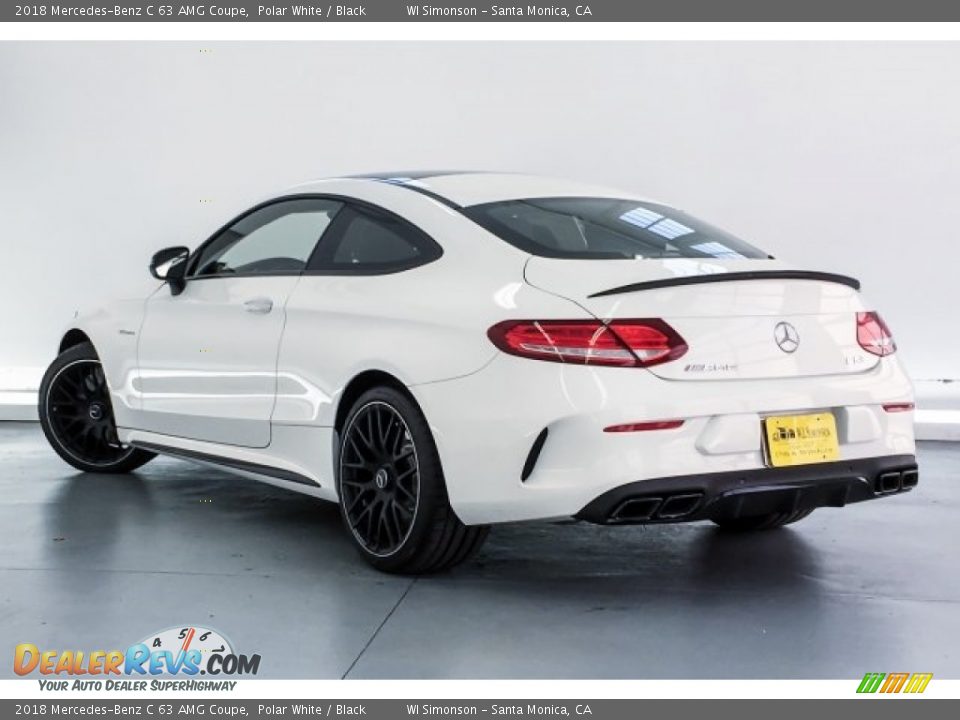 2018 Mercedes-Benz C 63 AMG Coupe Polar White / Black Photo #2