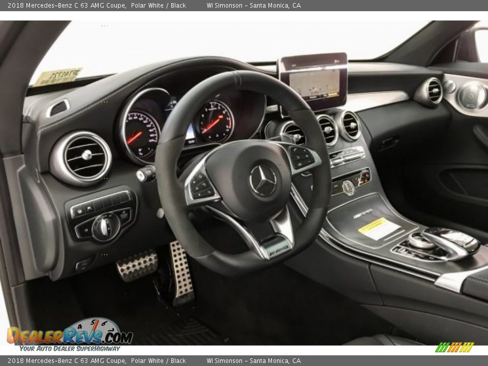 2018 Mercedes-Benz C 63 AMG Coupe Polar White / Black Photo #4