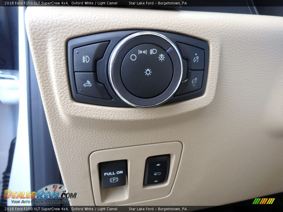 2018 Ford F150 XLT SuperCrew 4x4 Oxford White / Light Camel Photo #13