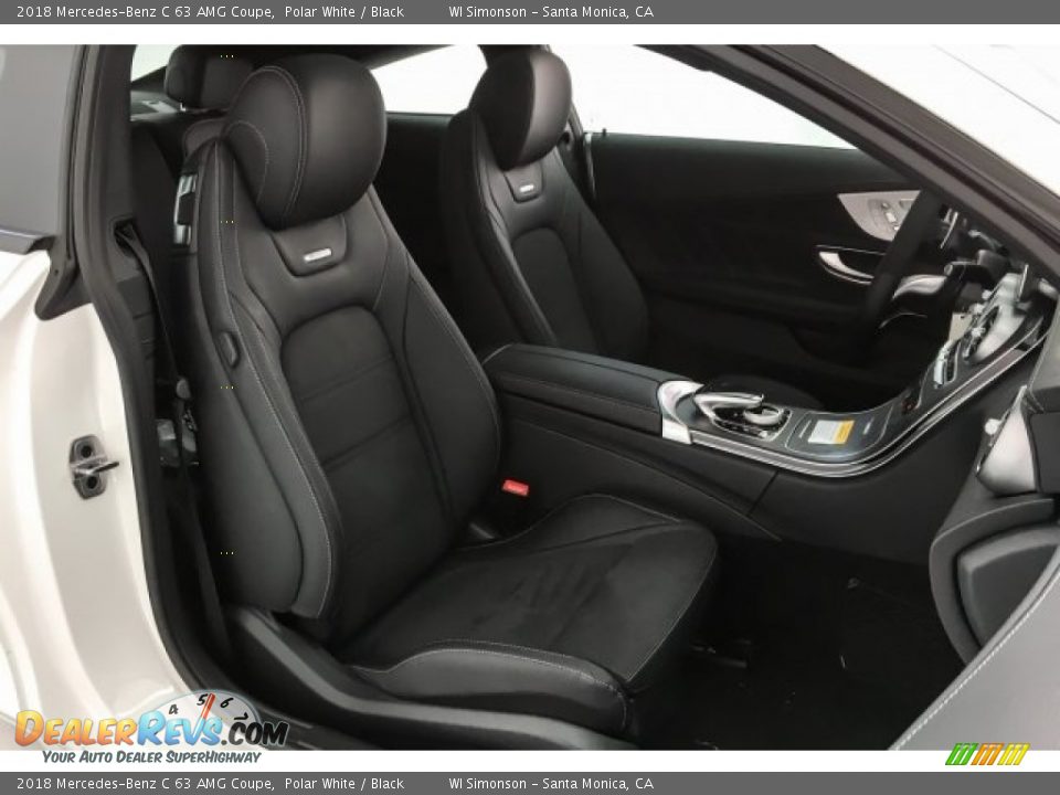 2018 Mercedes-Benz C 63 AMG Coupe Polar White / Black Photo #5