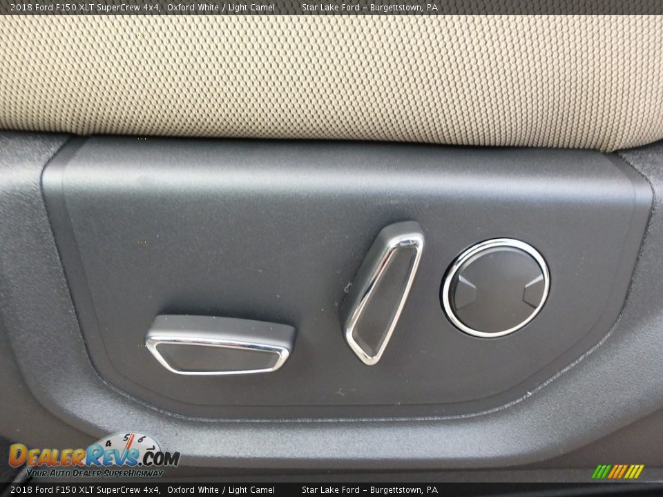 2018 Ford F150 XLT SuperCrew 4x4 Oxford White / Light Camel Photo #14