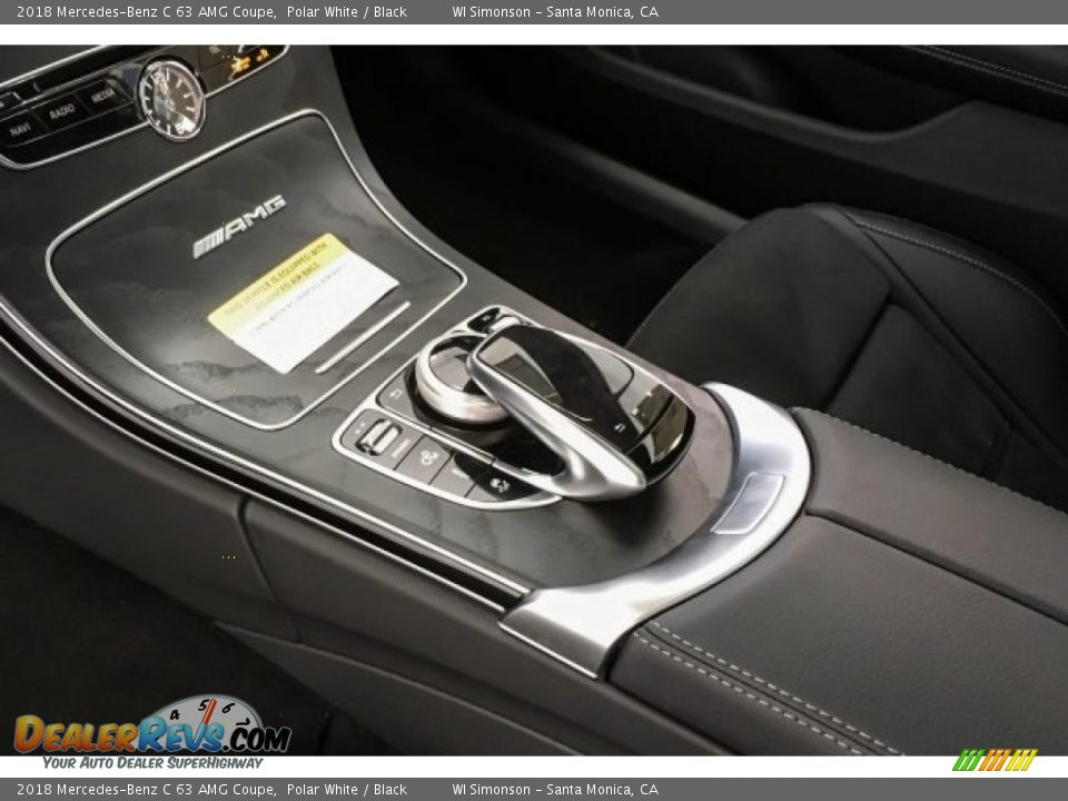 2018 Mercedes-Benz C 63 AMG Coupe Polar White / Black Photo #7