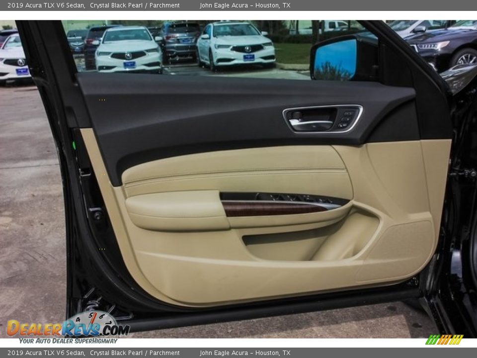 2019 Acura TLX V6 Sedan Crystal Black Pearl / Parchment Photo #10