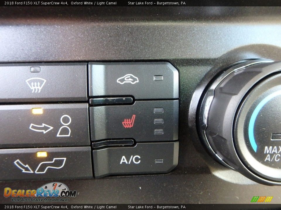 2018 Ford F150 XLT SuperCrew 4x4 Oxford White / Light Camel Photo #19