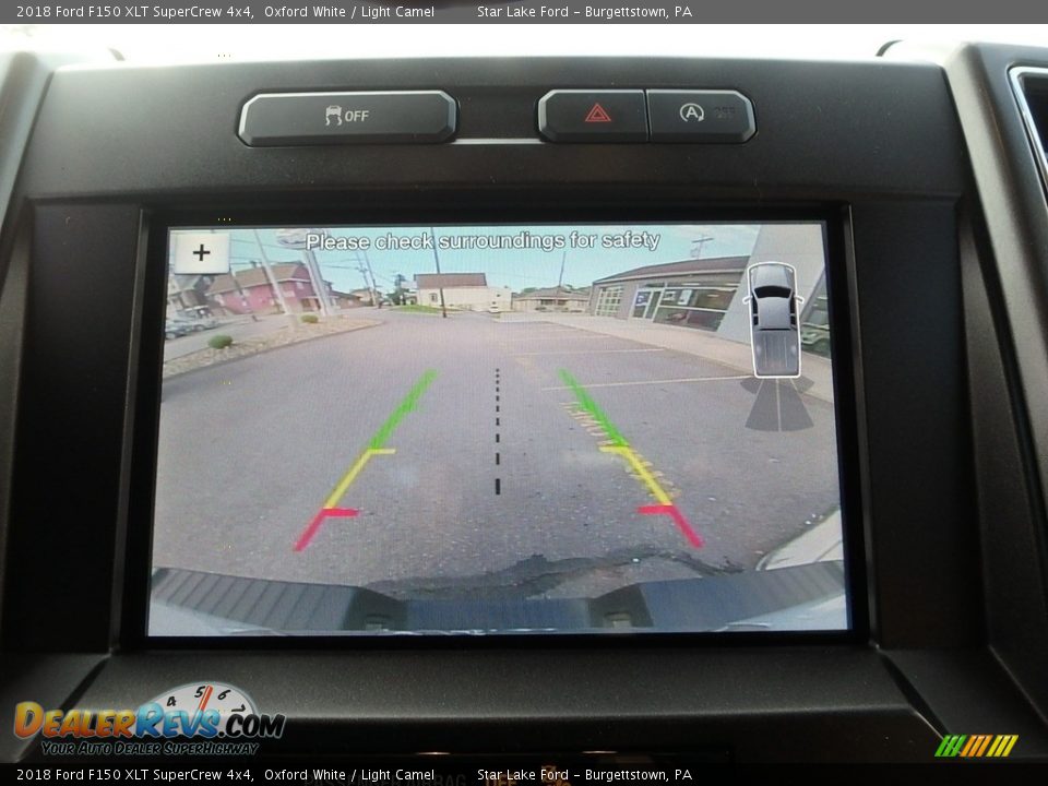 2018 Ford F150 XLT SuperCrew 4x4 Oxford White / Light Camel Photo #20