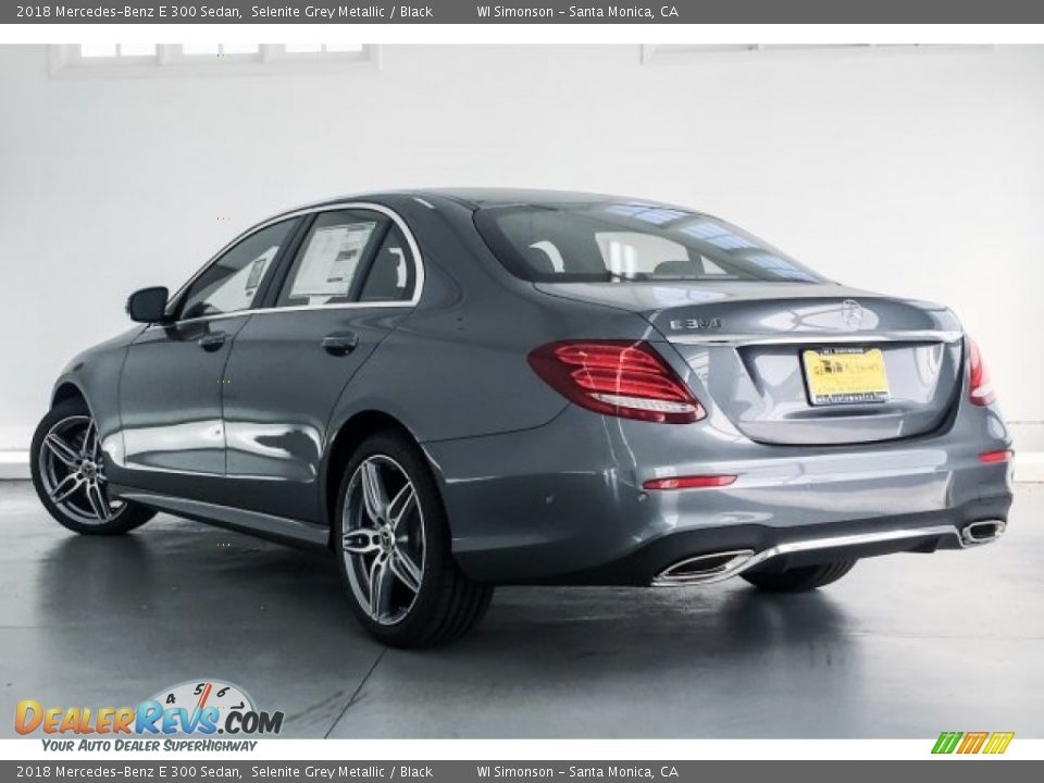 2018 Mercedes-Benz E 300 Sedan Selenite Grey Metallic / Black Photo #3
