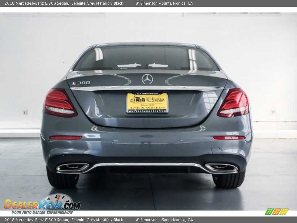 2018 Mercedes-Benz E 300 Sedan Selenite Grey Metallic / Black Photo #4