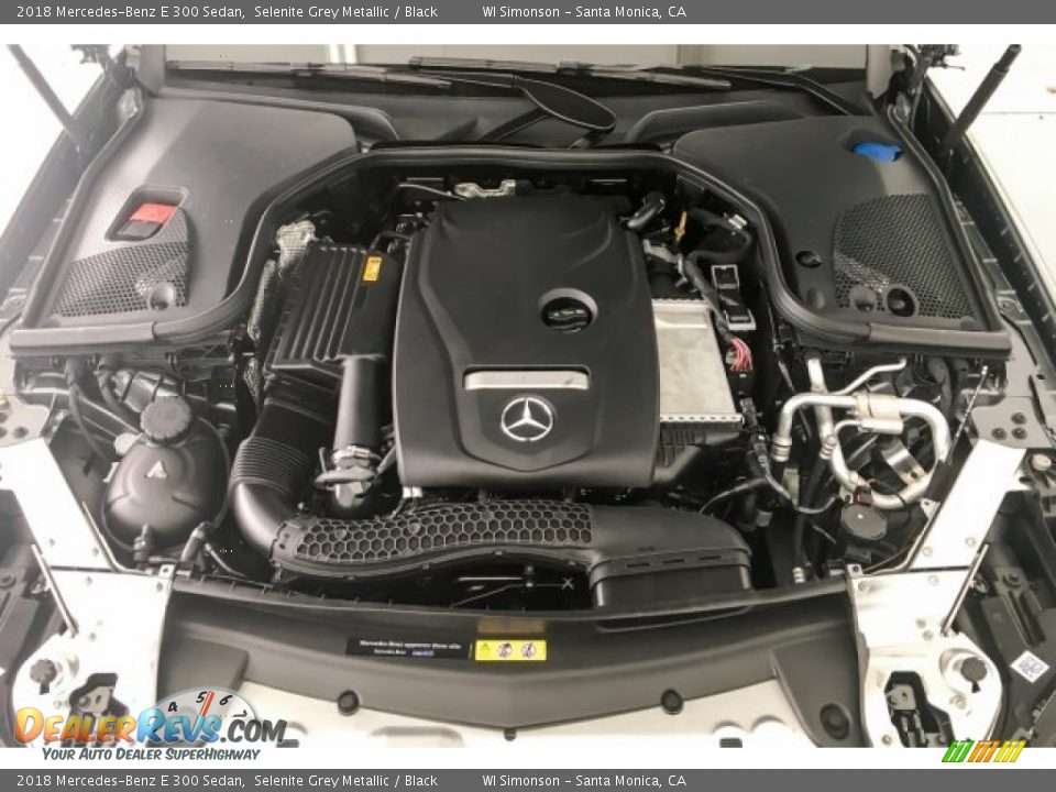 2018 Mercedes-Benz E 300 Sedan Selenite Grey Metallic / Black Photo #8