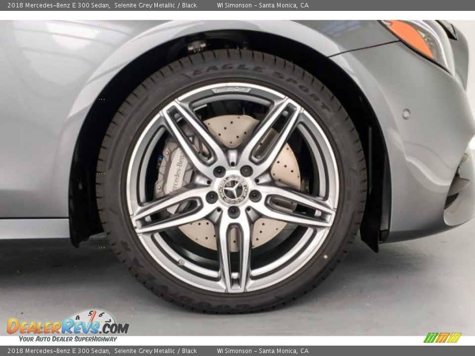 2018 Mercedes-Benz E 300 Sedan Selenite Grey Metallic / Black Photo #9