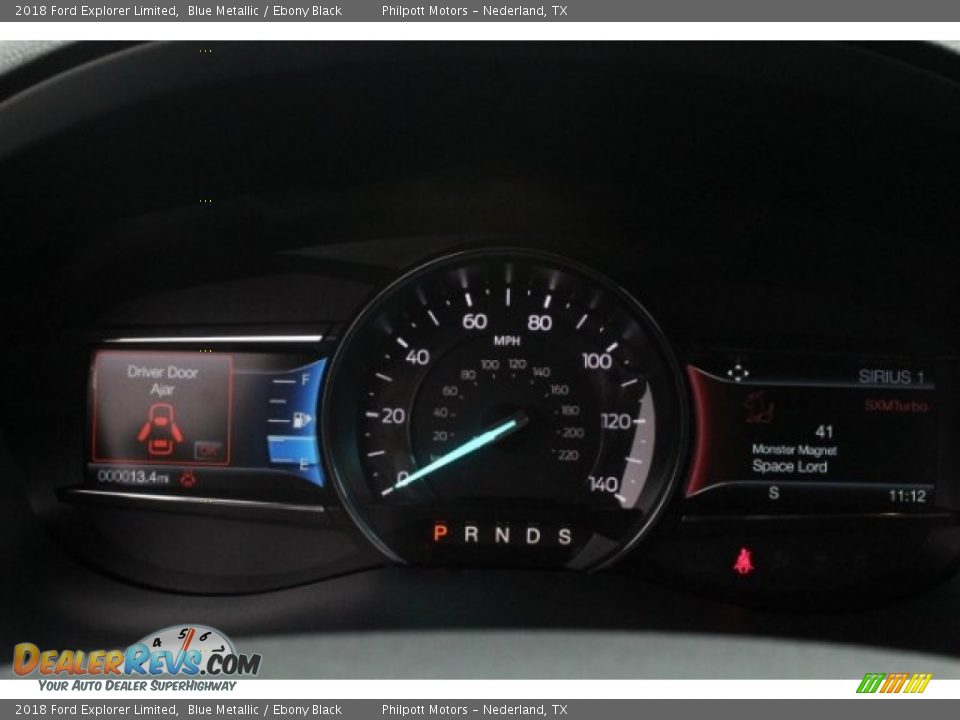 2018 Ford Explorer Limited Blue Metallic / Ebony Black Photo #22