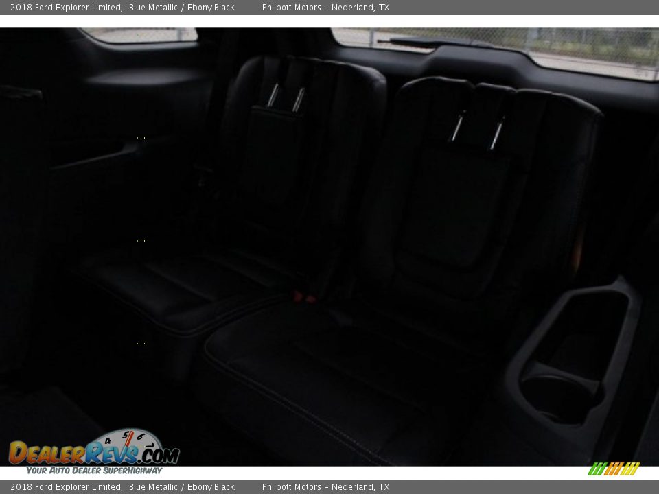 2018 Ford Explorer Limited Blue Metallic / Ebony Black Photo #26