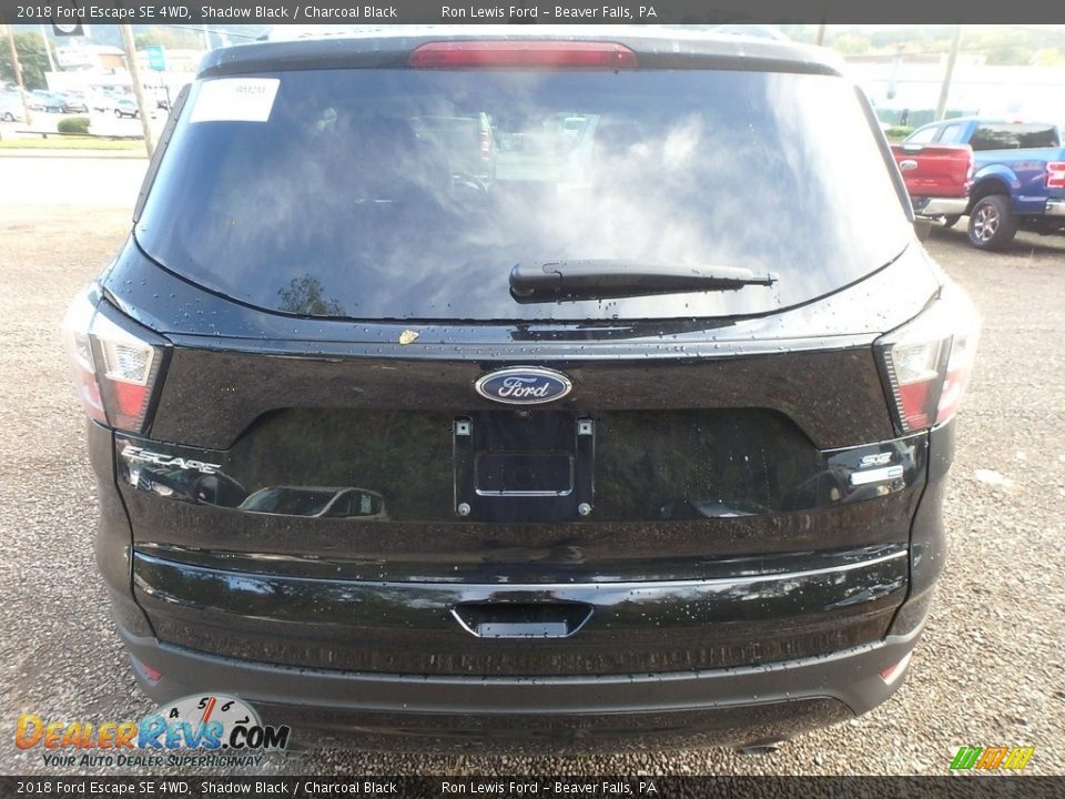 2018 Ford Escape SE 4WD Shadow Black / Charcoal Black Photo #4