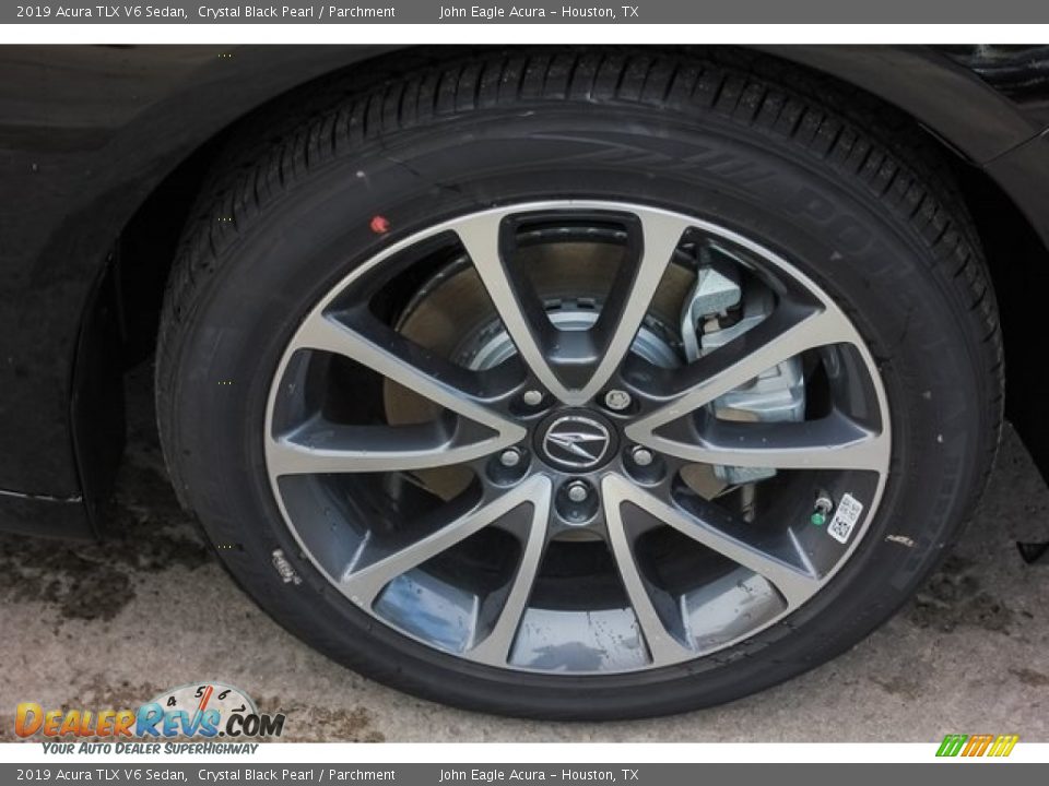 2019 Acura TLX V6 Sedan Crystal Black Pearl / Parchment Photo #34