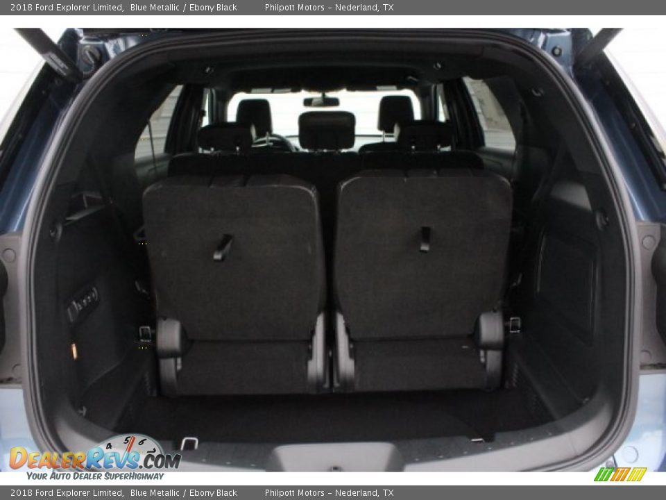 2018 Ford Explorer Limited Blue Metallic / Ebony Black Photo #29