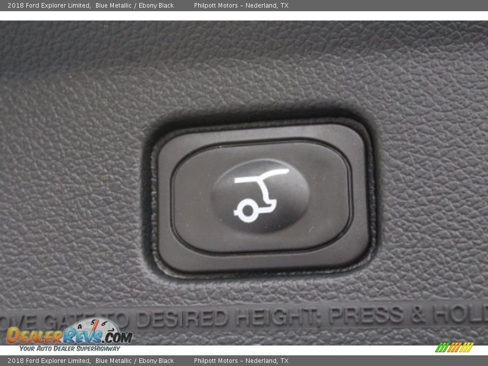 2018 Ford Explorer Limited Blue Metallic / Ebony Black Photo #30