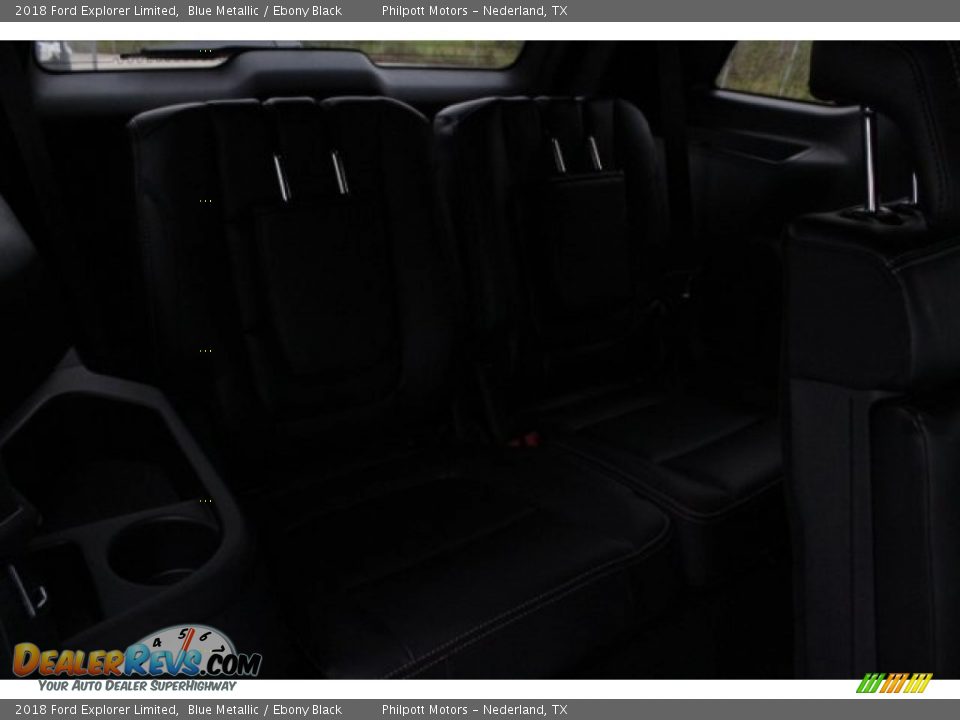 2018 Ford Explorer Limited Blue Metallic / Ebony Black Photo #33