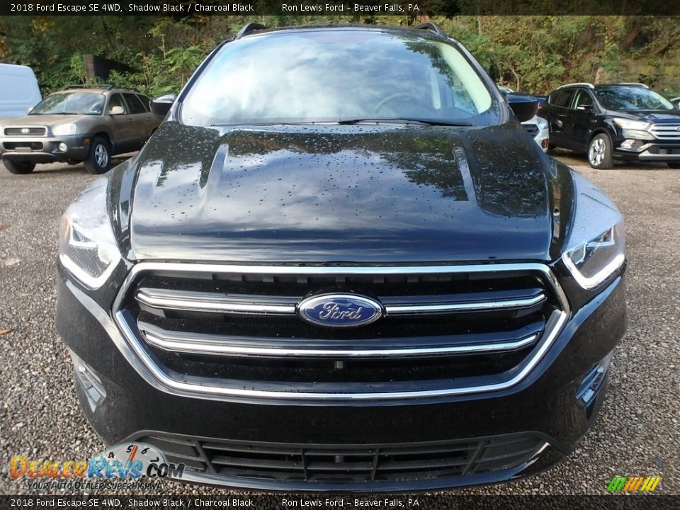 2018 Ford Escape SE 4WD Shadow Black / Charcoal Black Photo #8