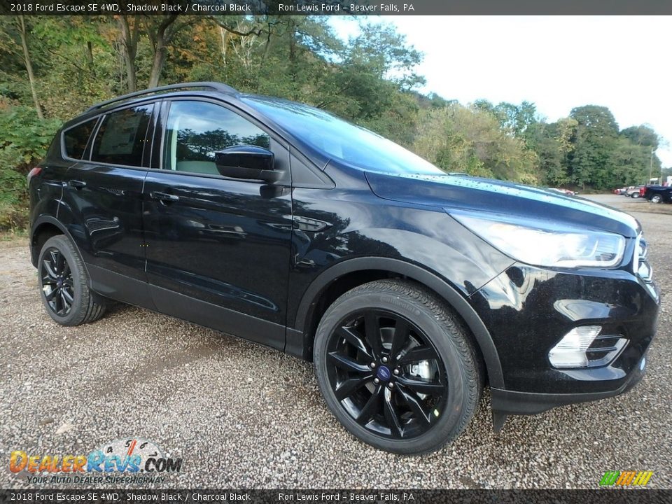 Front 3/4 View of 2018 Ford Escape SE 4WD Photo #9
