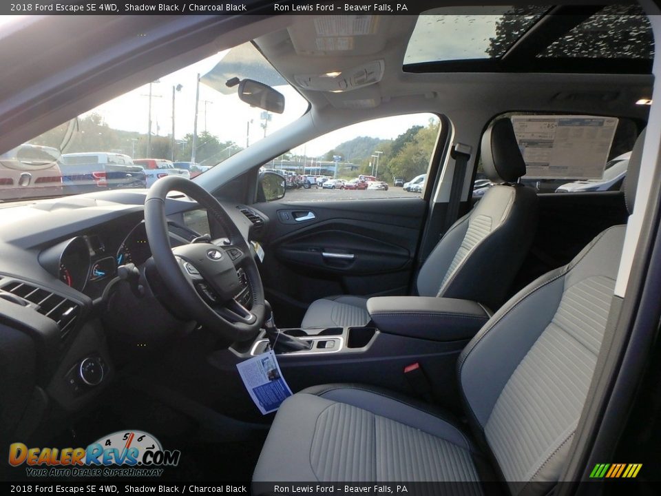 Front Seat of 2018 Ford Escape SE 4WD Photo #11
