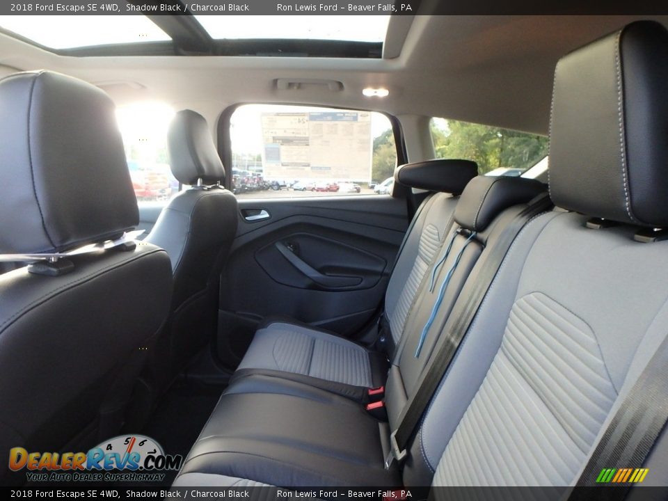 Rear Seat of 2018 Ford Escape SE 4WD Photo #12