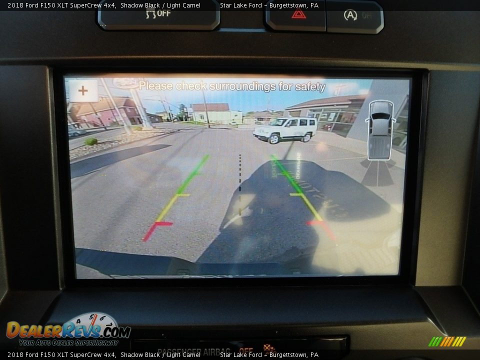 2018 Ford F150 XLT SuperCrew 4x4 Shadow Black / Light Camel Photo #20