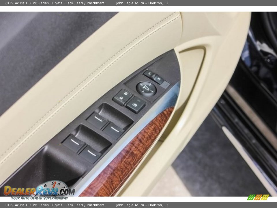 2019 Acura TLX V6 Sedan Crystal Black Pearl / Parchment Photo #12