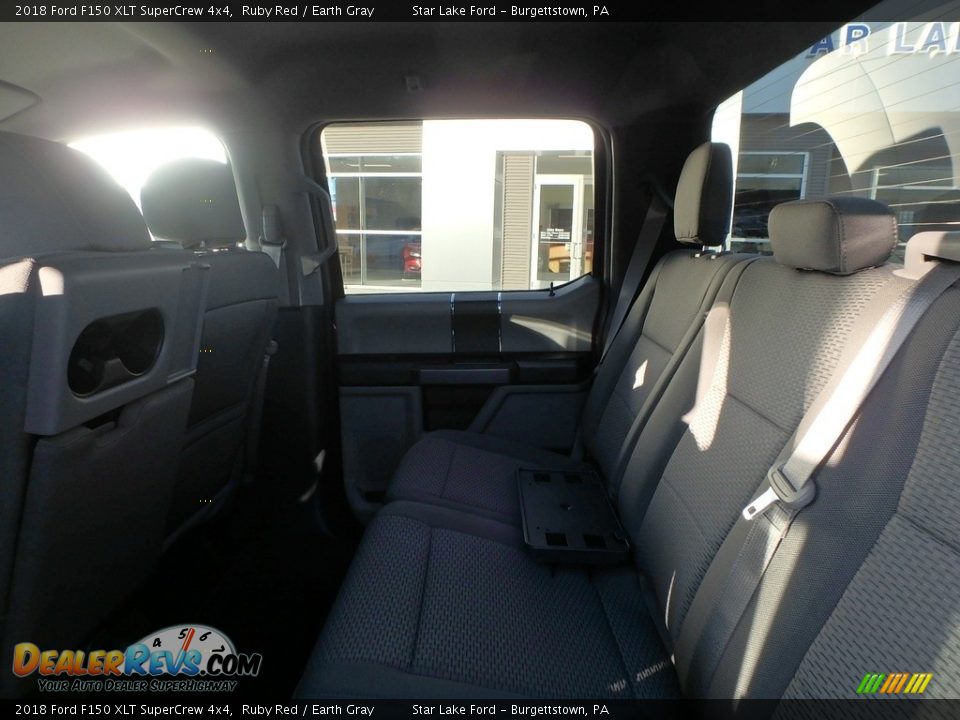 2018 Ford F150 XLT SuperCrew 4x4 Ruby Red / Earth Gray Photo #11