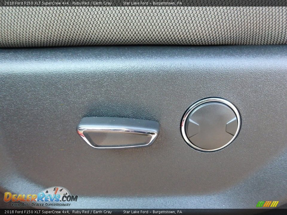 2018 Ford F150 XLT SuperCrew 4x4 Ruby Red / Earth Gray Photo #14