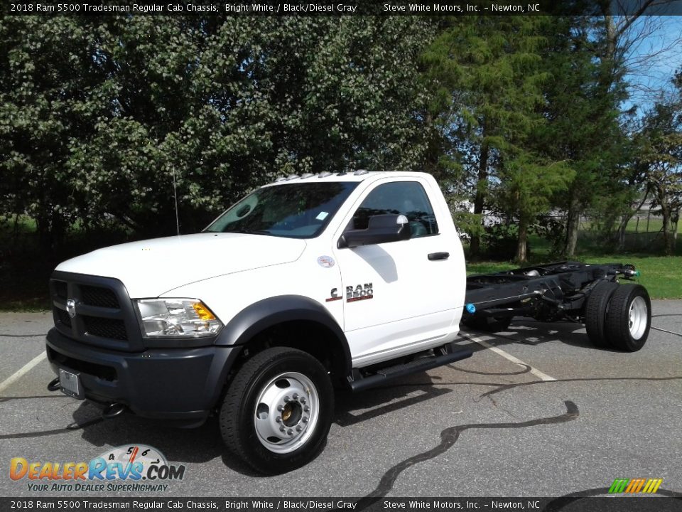 2018 Ram 5500 Tradesman Regular Cab Chassis Bright White / Black/Diesel Gray Photo #2