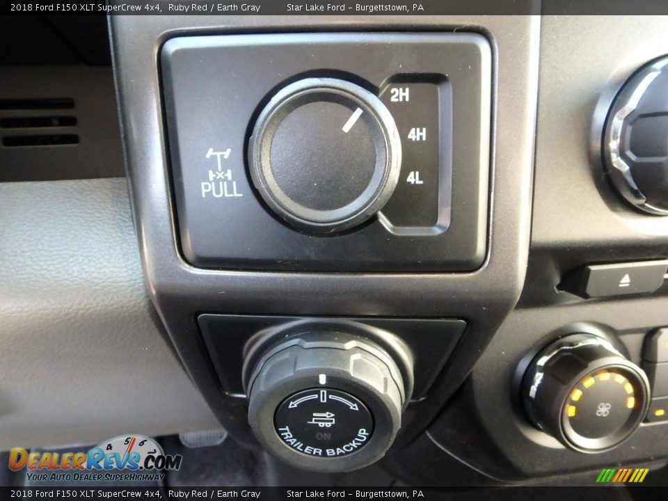 2018 Ford F150 XLT SuperCrew 4x4 Ruby Red / Earth Gray Photo #18