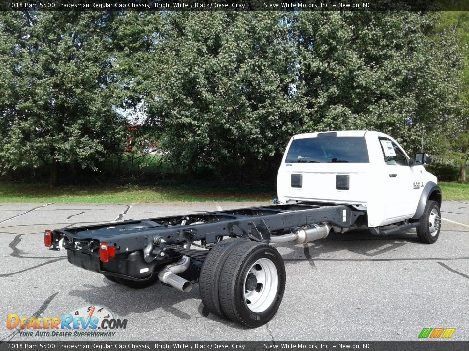 2018 Ram 5500 Tradesman Regular Cab Chassis Bright White / Black/Diesel Gray Photo #6