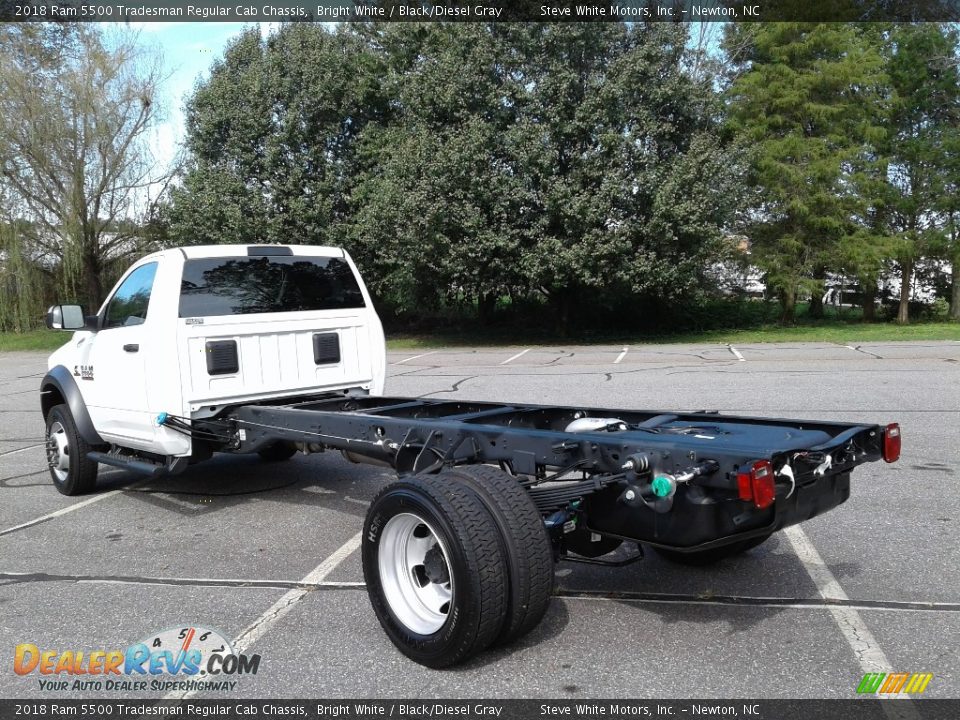 2018 Ram 5500 Tradesman Regular Cab Chassis Bright White / Black/Diesel Gray Photo #8