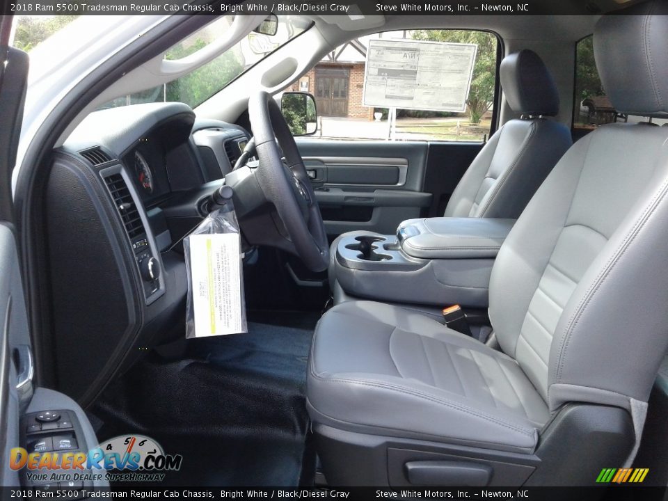 2018 Ram 5500 Tradesman Regular Cab Chassis Bright White / Black/Diesel Gray Photo #10