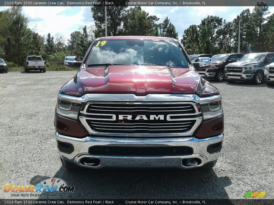 2019 Ram 1500 Laramie Crew Cab Delmonico Red Pearl / Black Photo #8