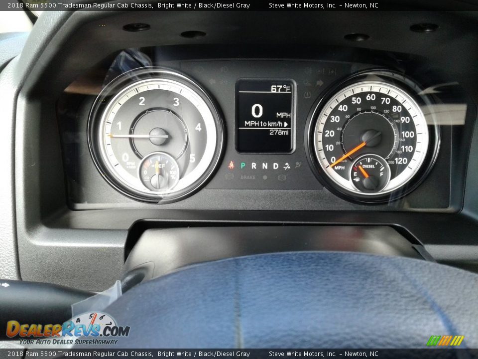 2018 Ram 5500 Tradesman Regular Cab Chassis Bright White / Black/Diesel Gray Photo #17