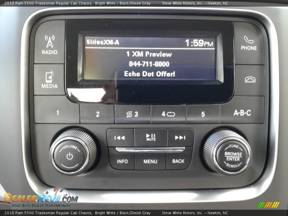 2018 Ram 5500 Tradesman Regular Cab Chassis Bright White / Black/Diesel Gray Photo #19