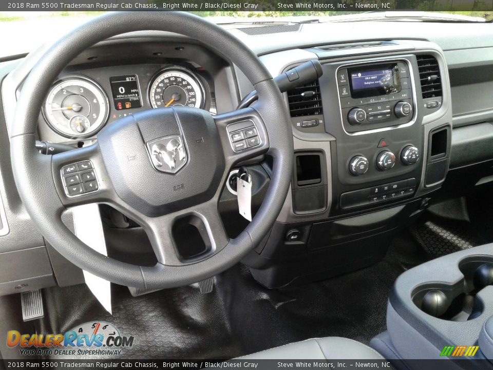 2018 Ram 5500 Tradesman Regular Cab Chassis Bright White / Black/Diesel Gray Photo #22