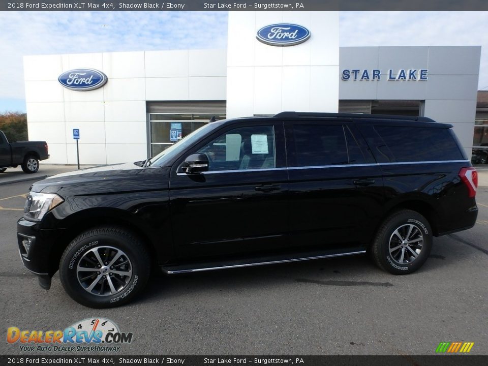 2018 Ford Expedition XLT Max 4x4 Shadow Black / Ebony Photo #1