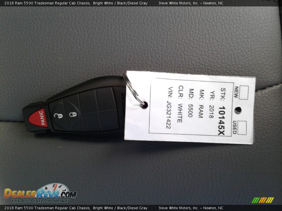 2018 Ram 5500 Tradesman Regular Cab Chassis Bright White / Black/Diesel Gray Photo #24