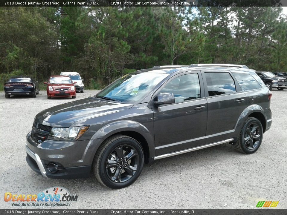 2018 Dodge Journey Crossroad Granite Pearl / Black Photo #1