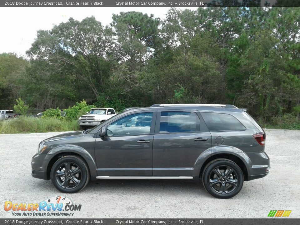 2018 Dodge Journey Crossroad Granite Pearl / Black Photo #2