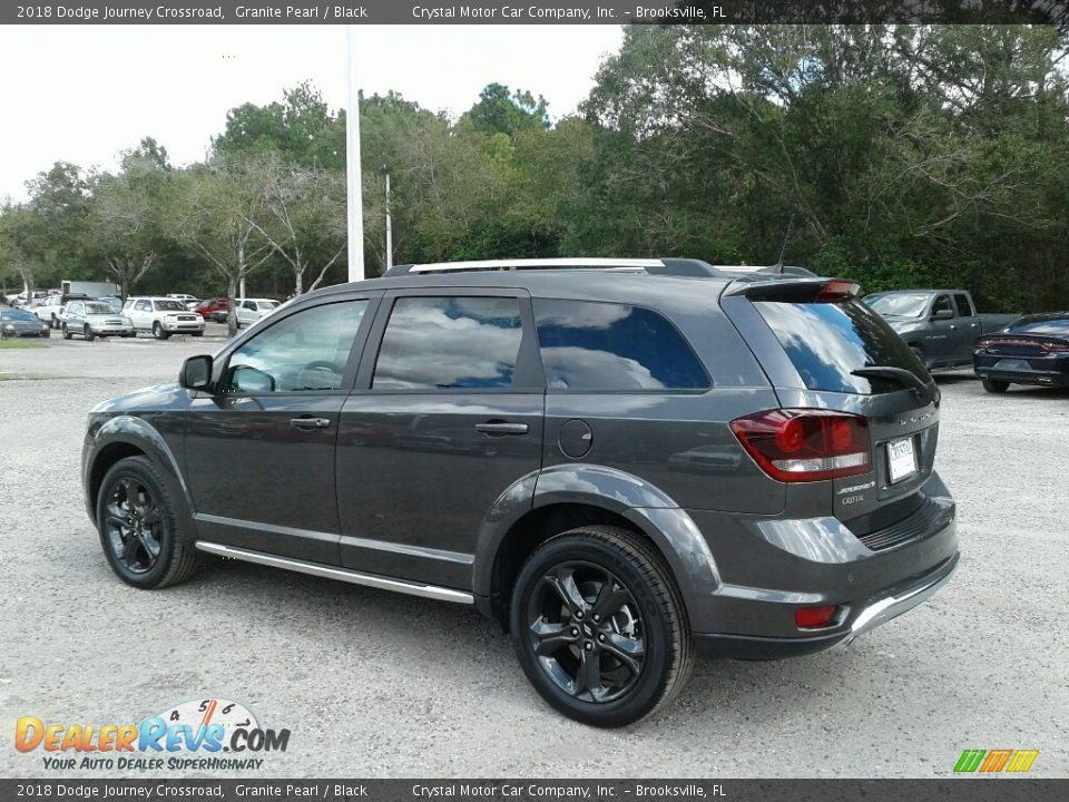 2018 Dodge Journey Crossroad Granite Pearl / Black Photo #3