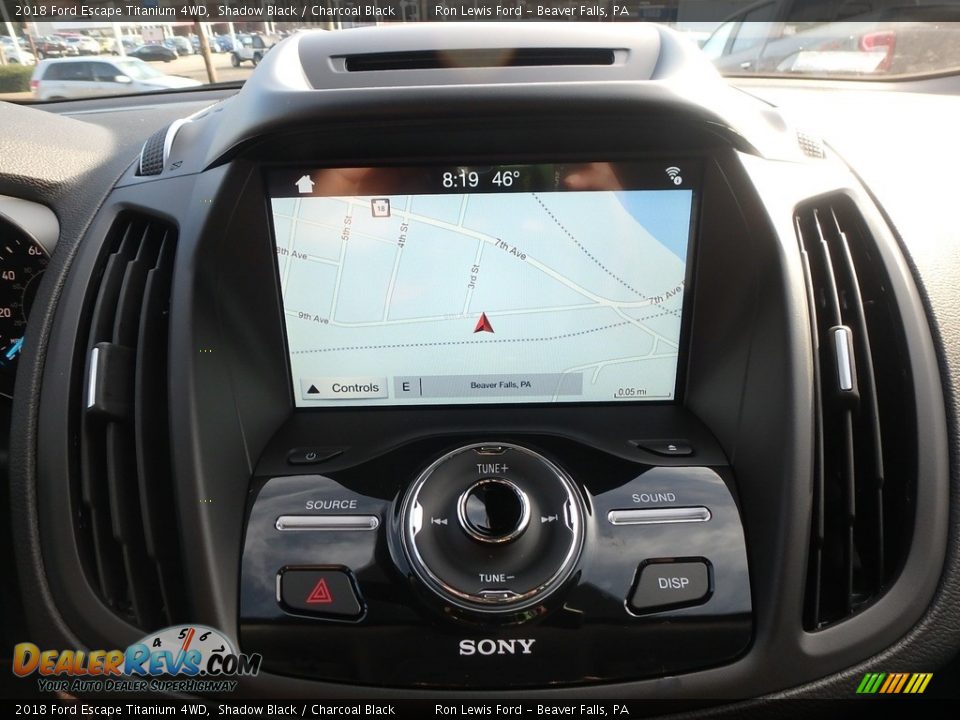 2018 Ford Escape Titanium 4WD Shadow Black / Charcoal Black Photo #20