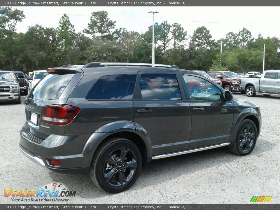 2018 Dodge Journey Crossroad Granite Pearl / Black Photo #5