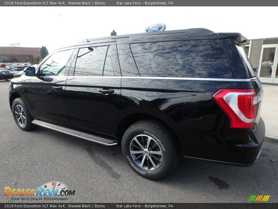 2018 Ford Expedition XLT Max 4x4 Shadow Black / Ebony Photo #8
