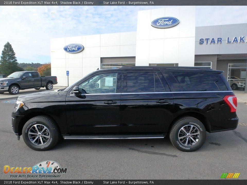 2018 Ford Expedition XLT Max 4x4 Shadow Black / Ebony Photo #9