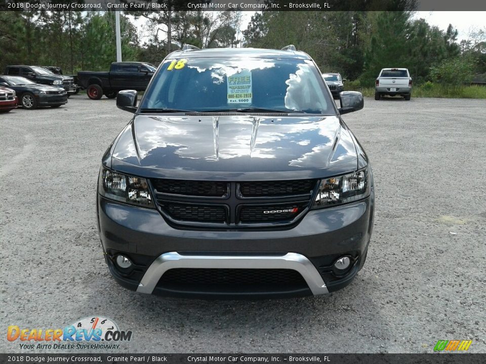 2018 Dodge Journey Crossroad Granite Pearl / Black Photo #8